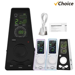 Electronic Digital Metronome Timer Universal Electronic Metronome with Volume and Beat Speed Control Battery USB Metronomes