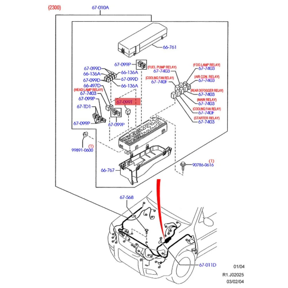 120 أمبير الصمامات الرئيسية متعددة الأغراض لمازدا RX-8 RX8 2004-2011 MX-5 MX5 مياتا 2006-2015 F151-67-099