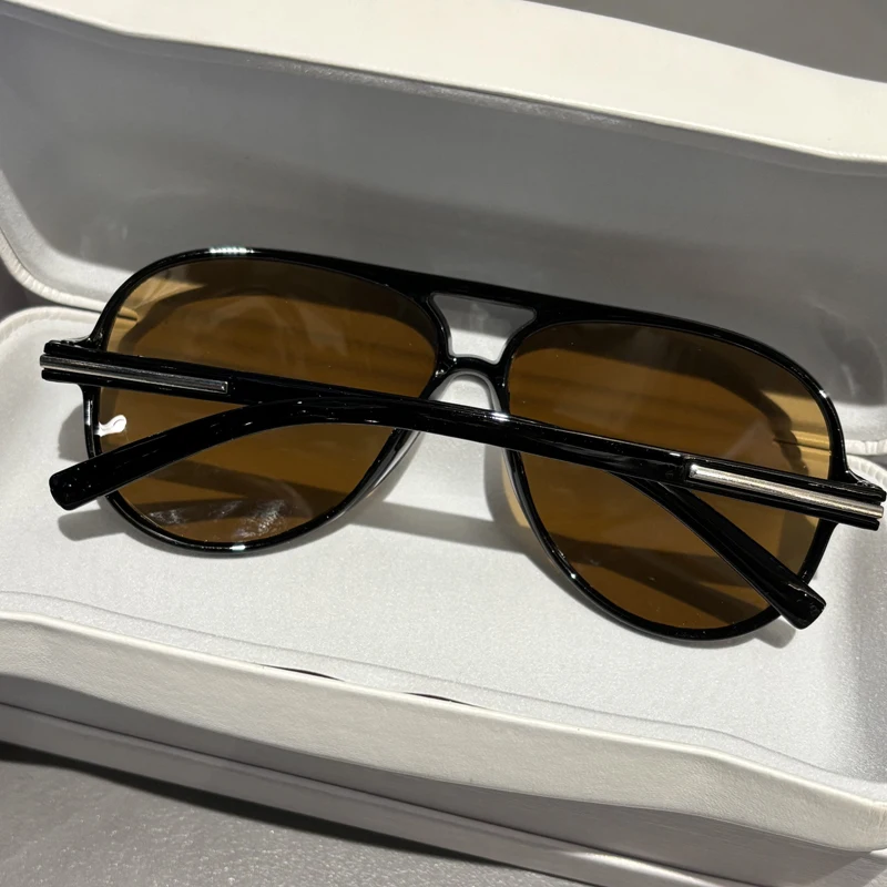 Glass Sunglasses For Men Pilot Style Toad Mirrors Specifically Designed For Driving Vacation UV Protection Sun Shading Large Fra