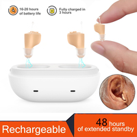 Hearing Aids Rechargeable Digital Hearing Aid For Deafness Elderly High Power Sound Amplifier with Noise Cancelling Audifonos