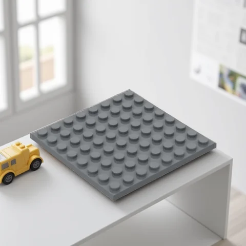 50pcs DIY Building Blocks  8x8 Dot 12Color Educational Creative Toys for Children Size Compatible With 41539 Thin Figures Bricks