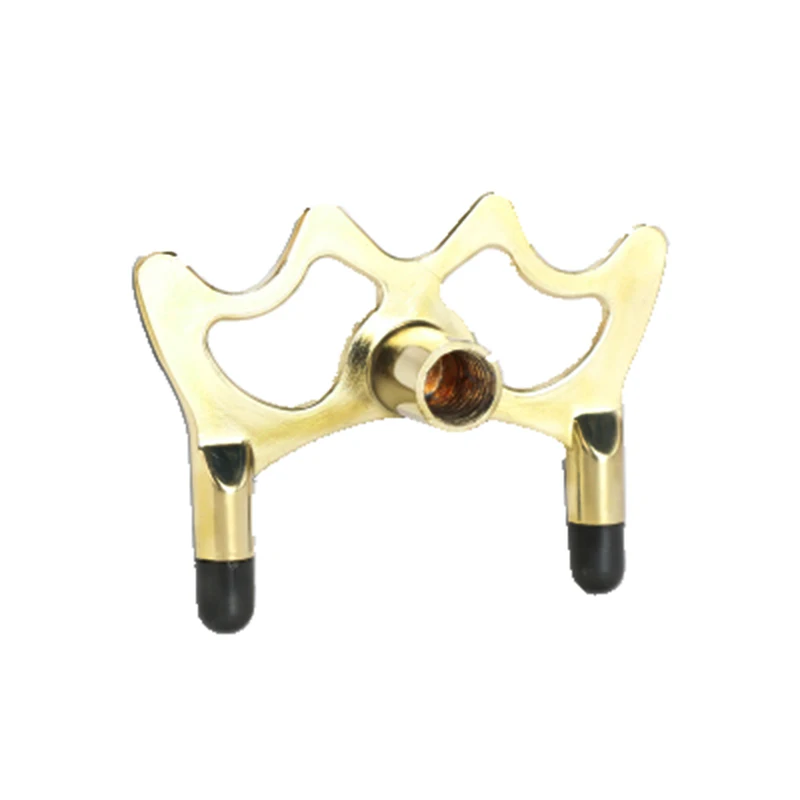 Pool Cue Accessory Copper Plating Stick Anti-slip Billiards Snooker Pool Cue Rest Bridge Head Holder, Durable, 8 Styles