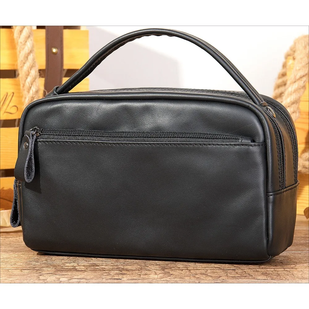 

Men's Genuine Leather Premium Clutch Business Cowhide Clutch Versatile SimpleMen's High-end Soft Leatherclutch Bag High-end Bag