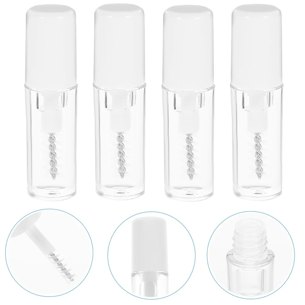 6 Piezas de Protector de Pestañas Transparente, Gel para Cejas, Suero Ligero a Prueba de Agua para Dar Forma a las Cejas, para un Rizado y Fijación Diarios Mejorados