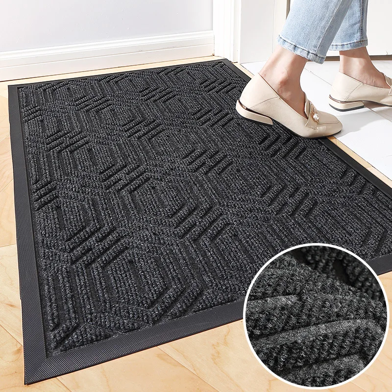 Entrance Door Mat Modern Non Slip Bedroom Living Room Floor Mat Indoor Outdoor Dustproof Doormat Home Decor