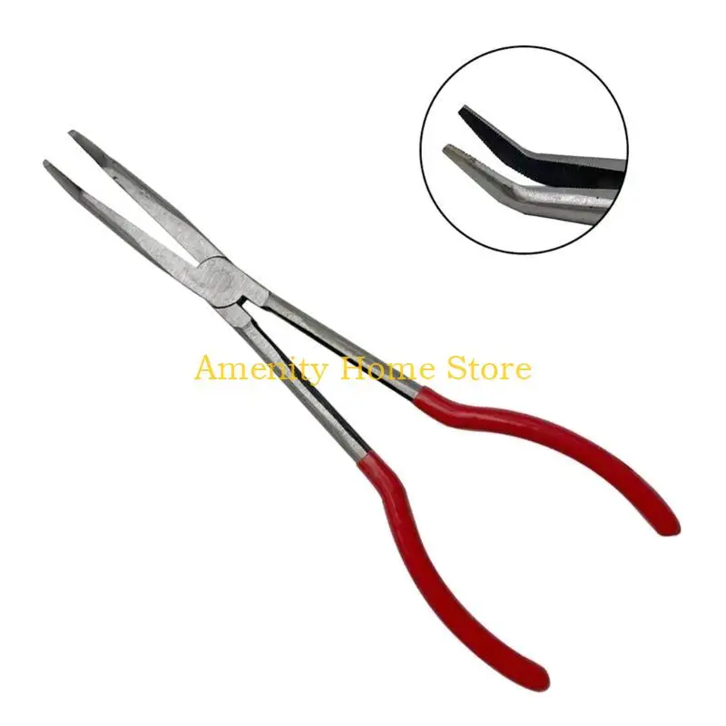 

F26C 11-дюймовые прямоугольные/изогнутые плоскогубцы для механического захвата для плавления кварцевого силикона