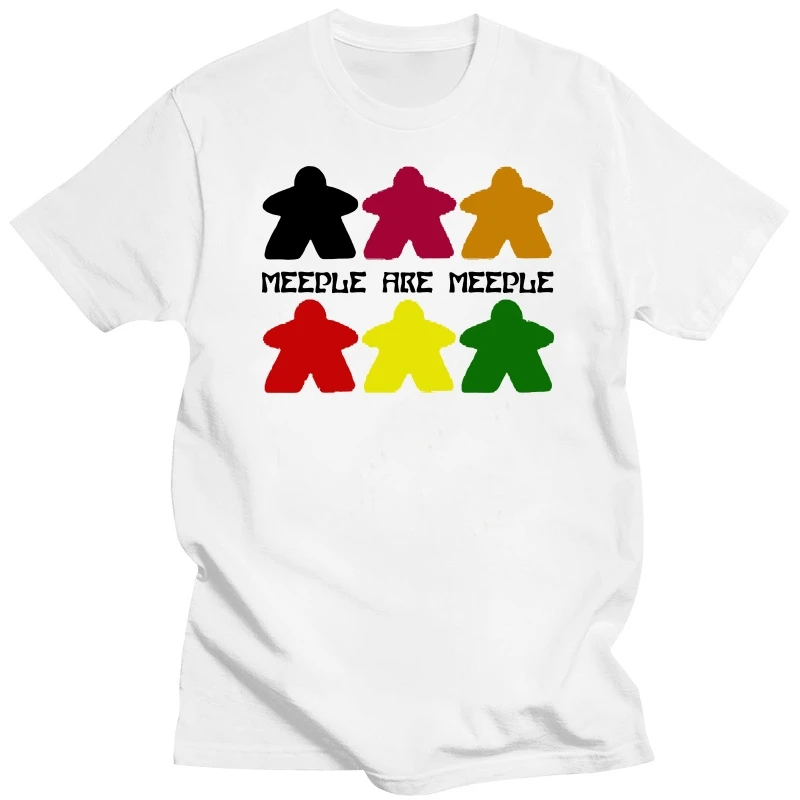 MEEPLE ARE MEEPLE T SHIRT FOR BOARD GAME GAMERS ROLE PLAYING CARCASSONNE ETC!