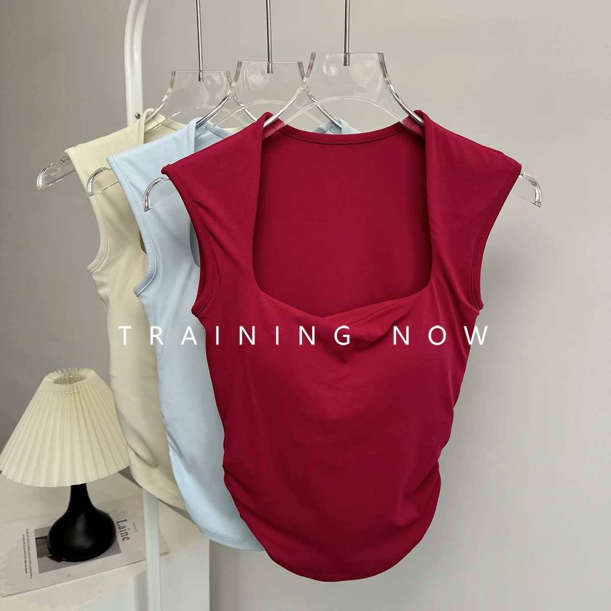 

Yoga suit vest for women in summer slim fit and slim exercise quick-drying bra outside wear and cover the side breasts fitness