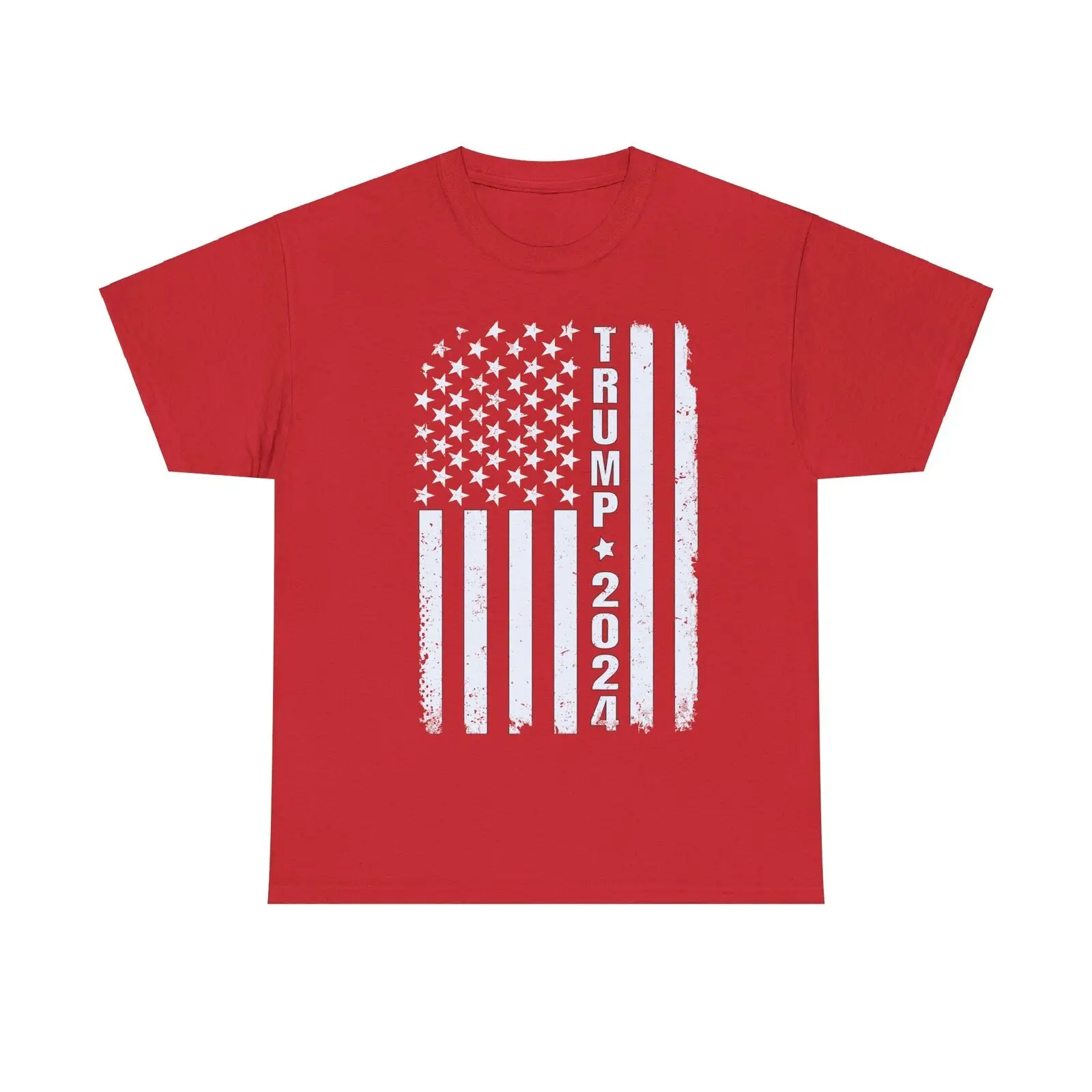 Trump 2024 Election Conservative Republican American Flag MAGA T-Shirts