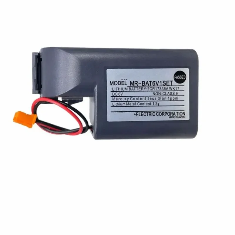 1pce MR-BAT6V1SET MR-BAT6V1SET-A 6V 2CR17335A WK17 Lithium Battery  PLC AccessoriesAccessories