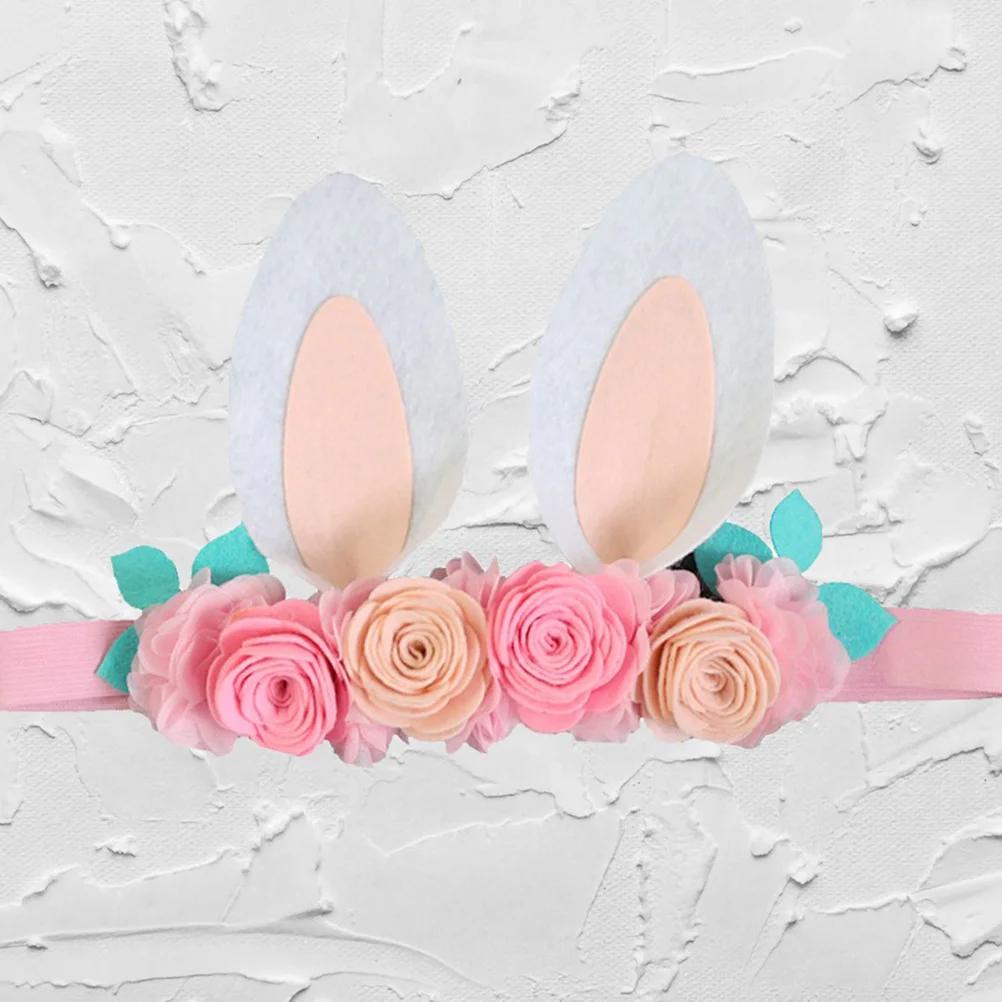 

2 шт. повязка для волос с кроличьими ушками для младенцев, мягкая и легкая детская повязка на голову с цветочным узором, идеально подходящая для повседневной носки, вечерние танцы