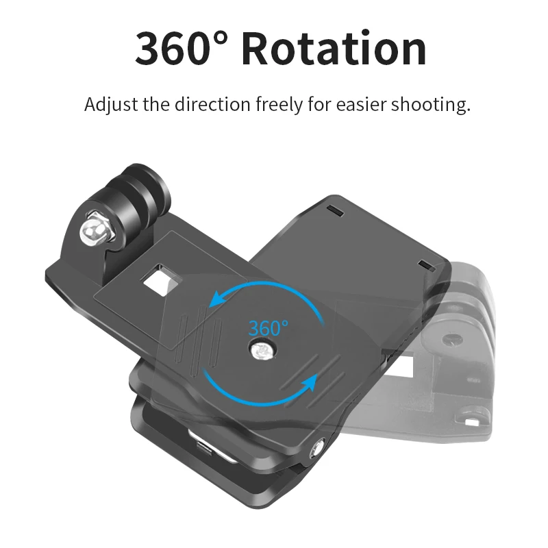 Pour Insta360 X4 X3 / X2 accessoires 360 degrés rotatif sac à dos pince support pour Insta 360 ONE X 2 Sport