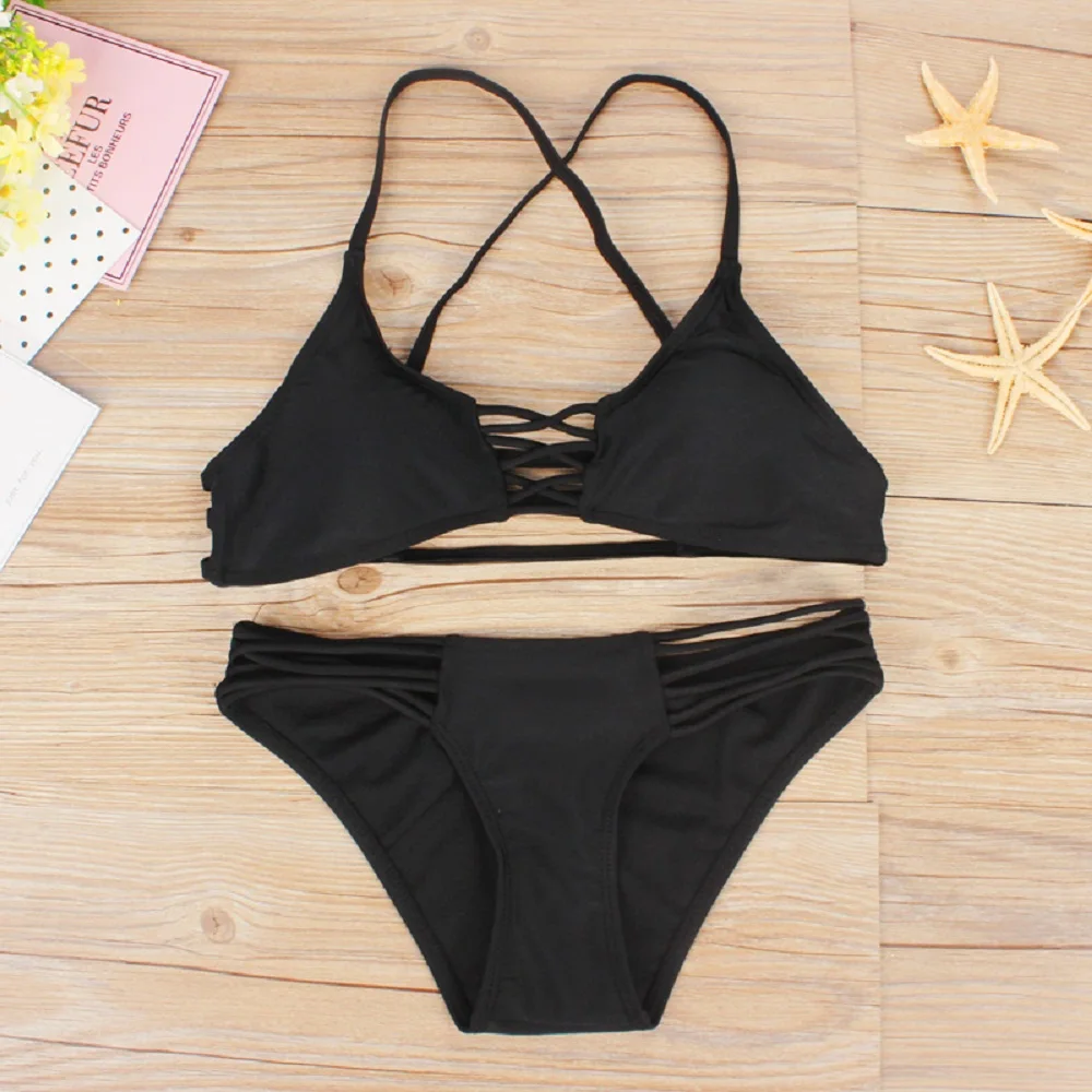 New Women Swimwears Low Waist Bikini Woman Swimsuit Sexy Swimsuits Lady Bikini Suits Beach Swimwear Summer Bikinis Set