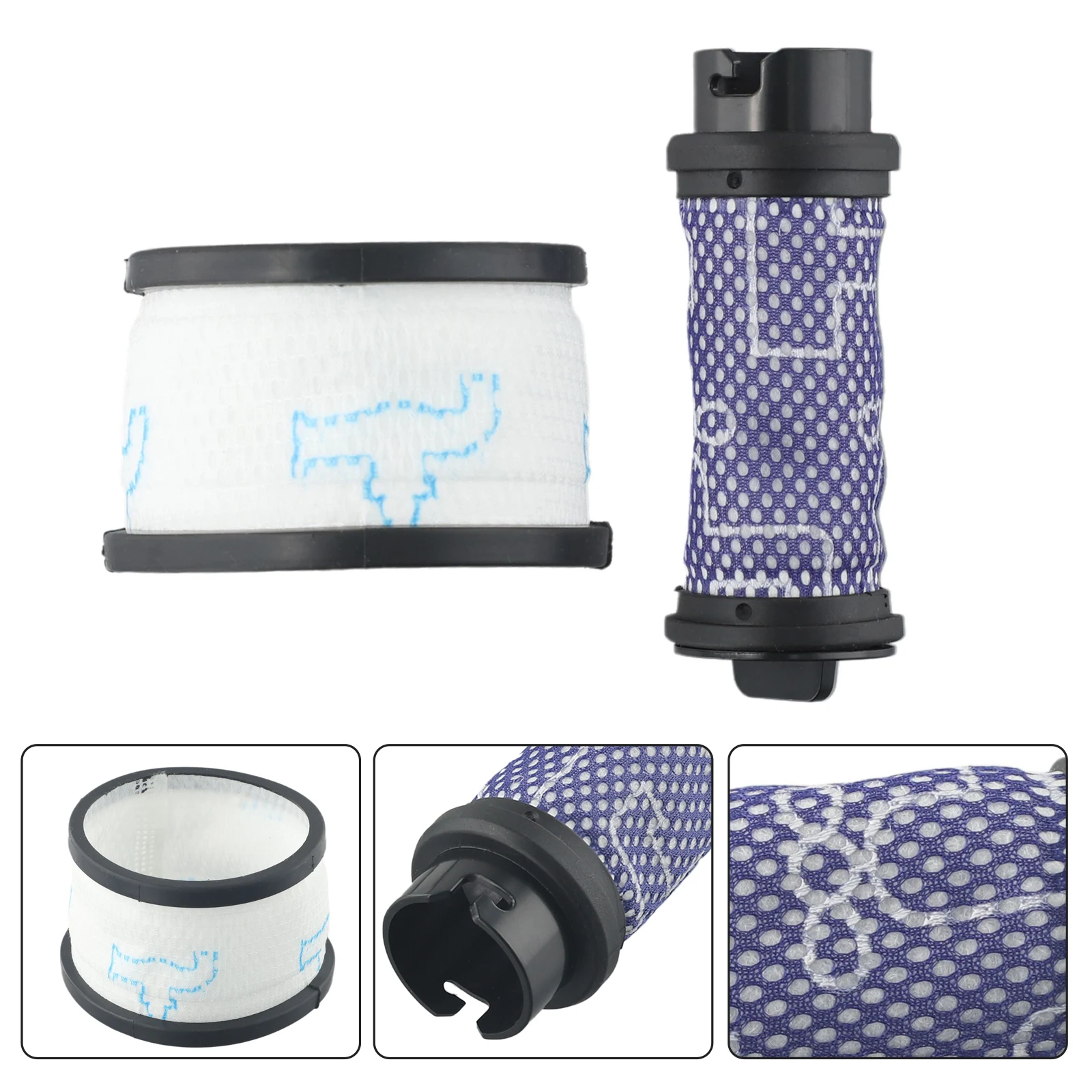 2PCS Primary Filter Secondary Filter For INSE Cordless Vacuum Cleaner N5 S6 S6P S600 Vacuum Cleaner Filter Part Filter Element