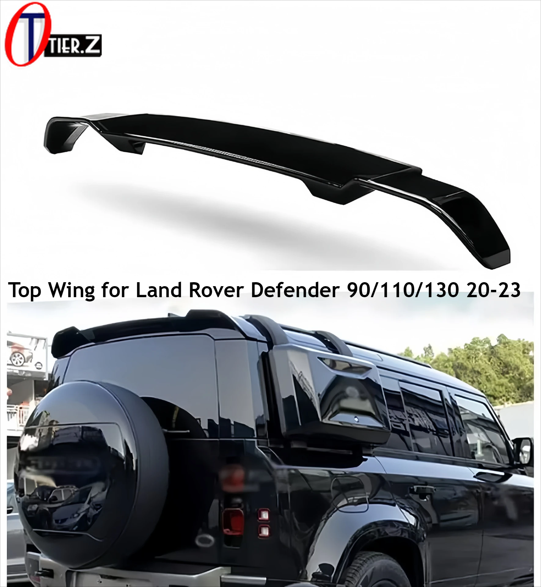 

Suitable for Land Rover New Defender 90/110/130 20-23 TopTail Wing Roof Wings Spoiler Off-road Modification Car Accessories