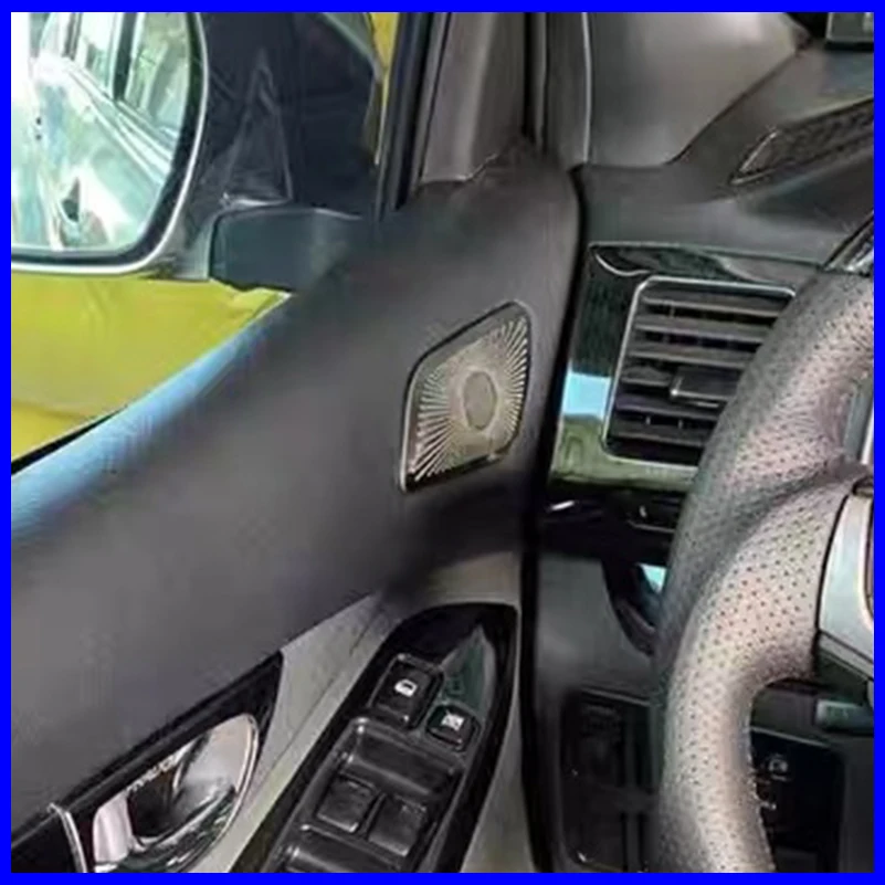 

For Toyota Land Cruiser Prado LC120 2003~2009 Front Door Audio Speaker Sound Loudspeaker Cover Trim Car Styling Auto Accessories