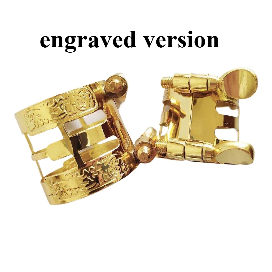 

musical instrument accessories, suitable for alto, tenor, soprano saxophone and clarinet metal mouthpiece rings