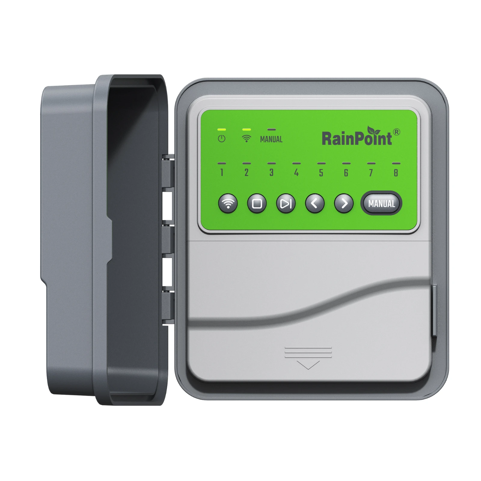 RAINPOINT 8 Zone Wifi Smart Sprinkler Controller, Solenoid Valve Automatic Irrigation System, Sprinkler Timer, Rain Sens