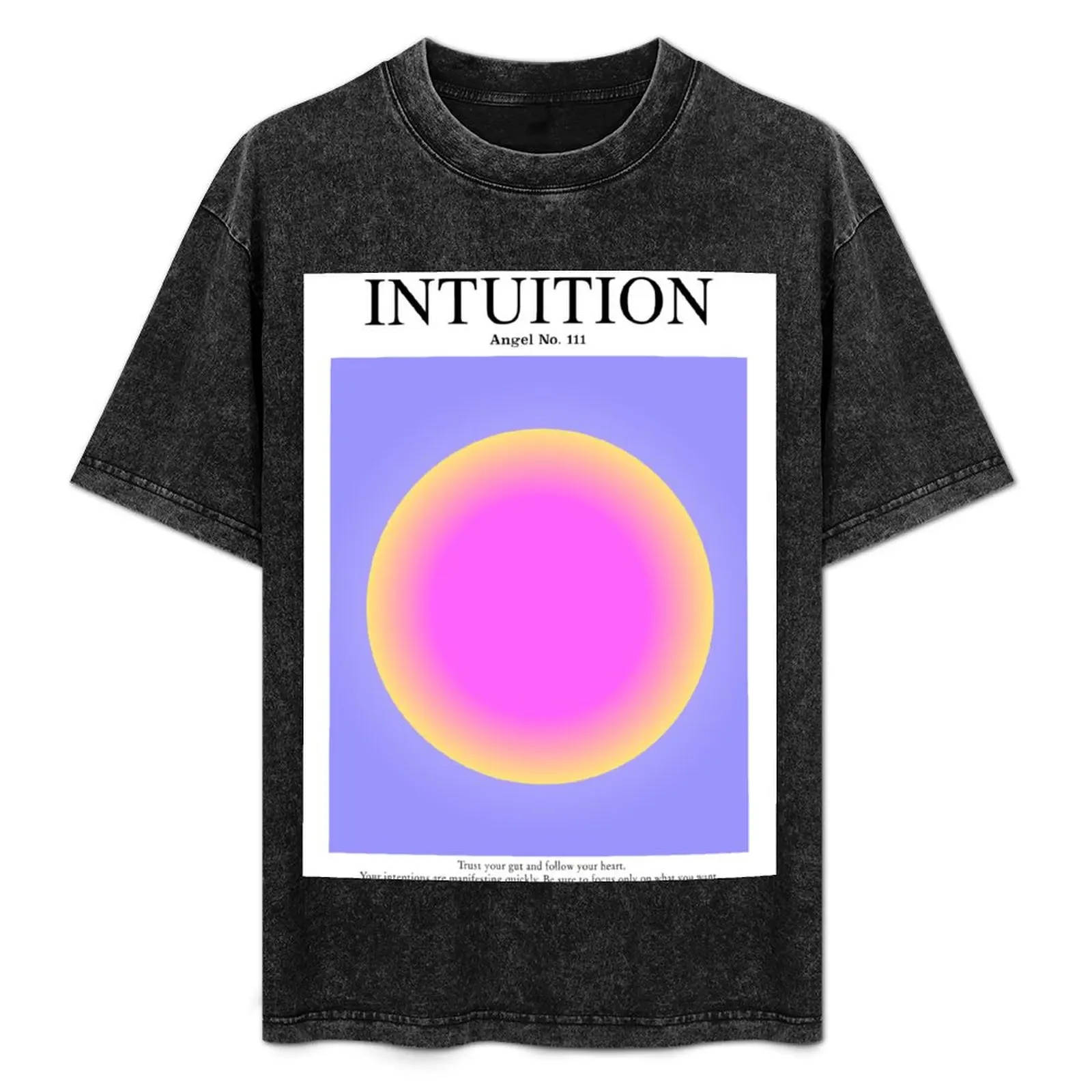 Gradient Angel Numbers: Angel Number 111 - Intuition (Purple & Pink) T-Shirt cute tops tees mens t shirts pack