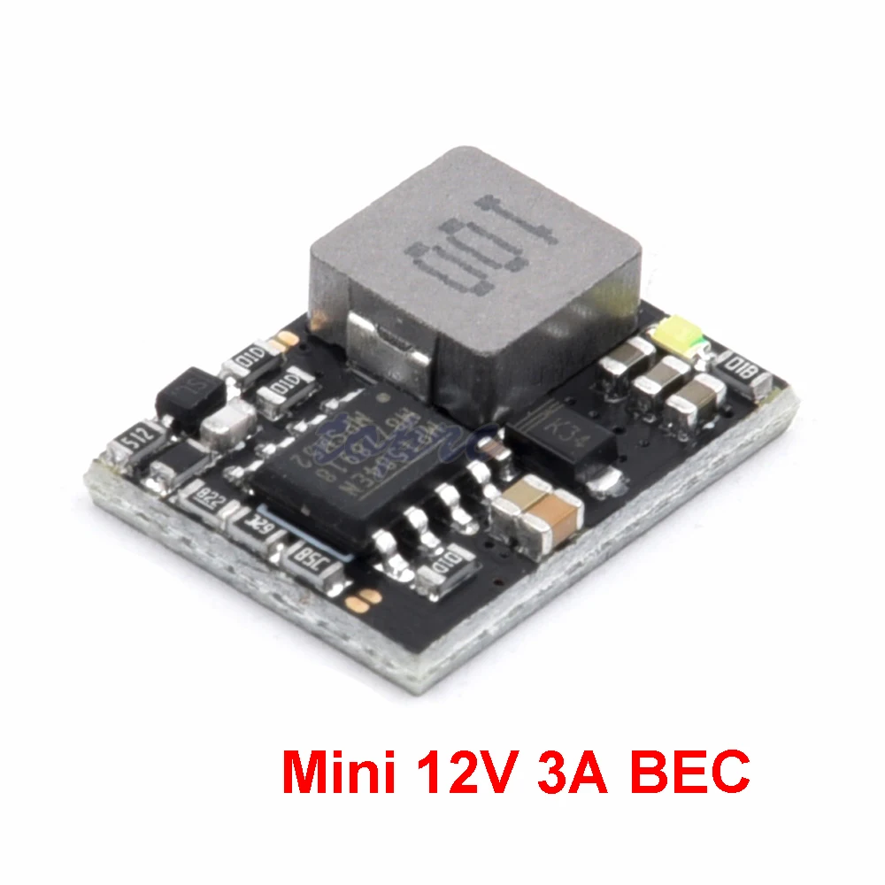 Micro Mini 12V 3A BEC UBEC Input 4S-6S for BF Flight Control RC Quadcopter Remote control Switch