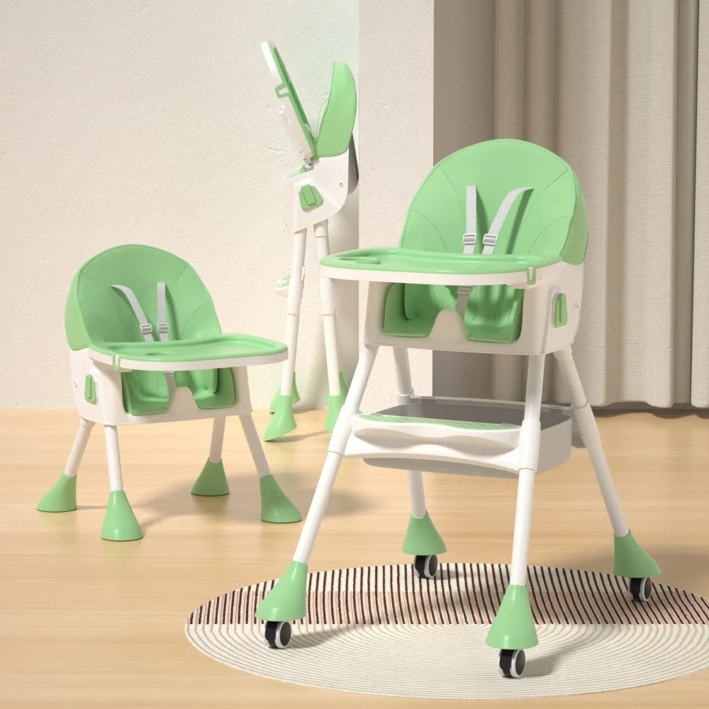 Mesa plegable para niños, asiento de comedor, silla de alimentación de plástico para restaurante, gran oferta, 2024