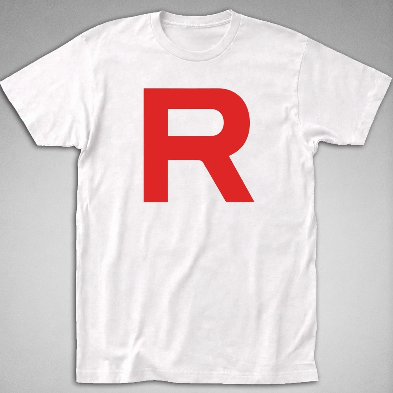 Team Rocket R T-shirt Costume Cosplay Gameboy Graphic Tee Unisex Style Both of Men and Women Kids High-quality Trendy Clothing