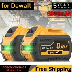 For DEWALT 20V/60V MAX compatible DCB609 DCB547-XJ DCB200 DCB201 DCB609 DCB182,DCB204 Batería for flexvolt 60v max bater