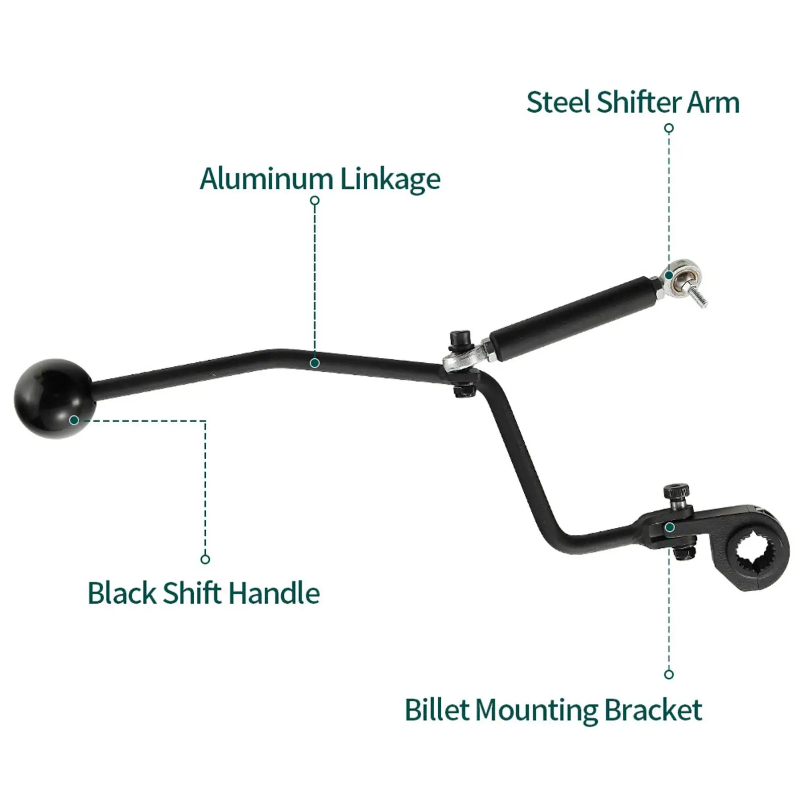 

Forward Reverse Shifter Kit Motorbike Accessories Sturdy Black Shift Handle Easy to Install Replacement for Ryker 600