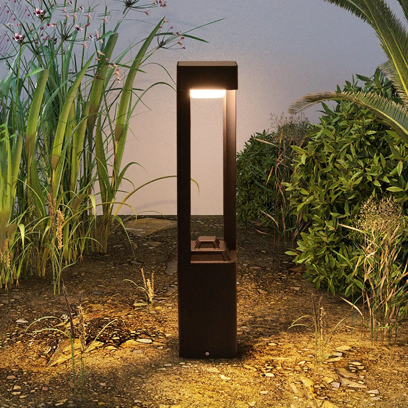 Luminous floor lamp courtyard solar LED outdoor lighting non solar lamp outdoor garden lamp outdoor garden decoration view 6