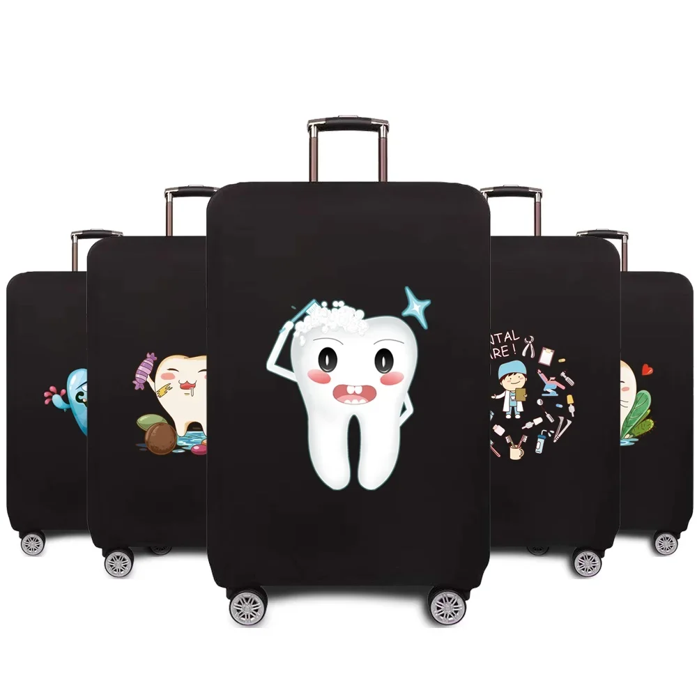 

Travelneedments Luggage Cover Protective Suitcase Dust Cover 18-32inch Teeth Pattern Series Elastic Travel Protective 2024