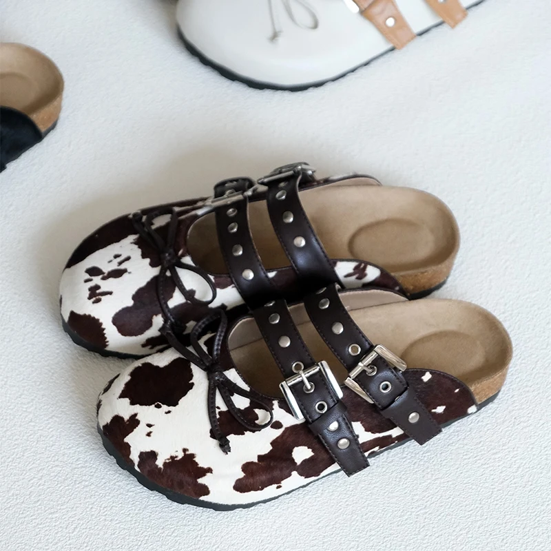 Women Punk Sandals Buckle Design Slippers Fashion Platform Sandals Outdoor Non-Slip Slides Casual Outdoor Shoes For Female 35-40