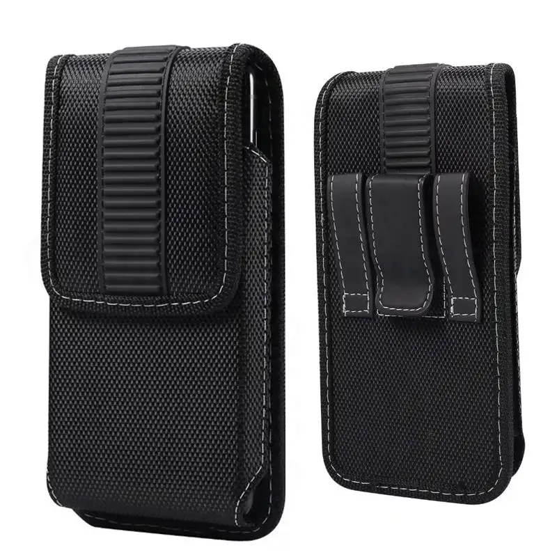 Universal Leather Oxford Cloth Phone Case For Blackview A95 A70 Pro A55 A100 A90 Belt Clip Holster Phone Cover for Oscal S60 Pro