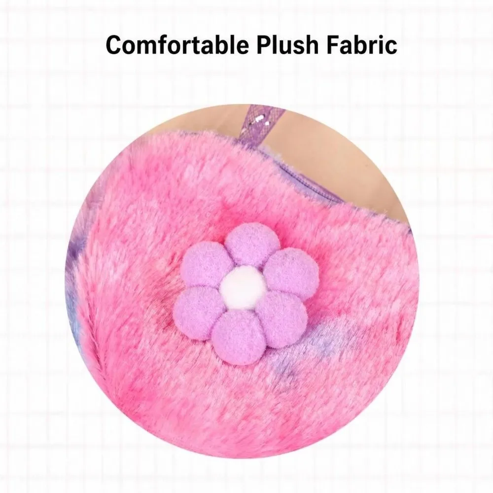 Cute Heart-Shaped Shoulder Bag Zipper Closure Lightweight Kawaii Crossbody Bag Small Backpack Messenger Bag For Girls