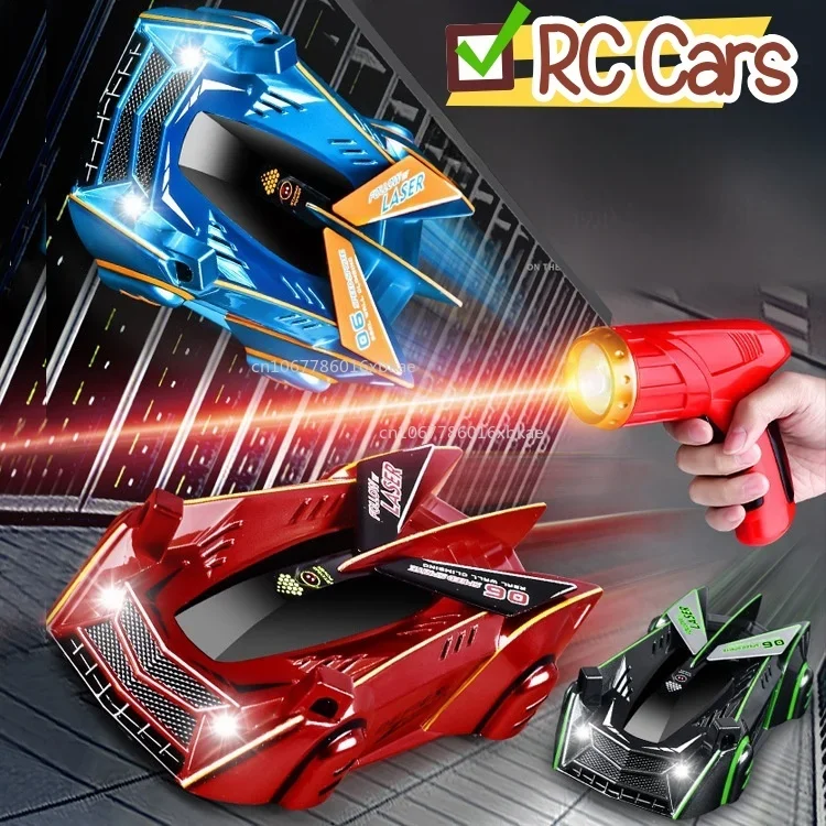 rc cars Wall Climbing Remote Control Car Toys Climb Wall Ceiling Light Racing Car Electric Anti-gravity Child Toy juguetes niños