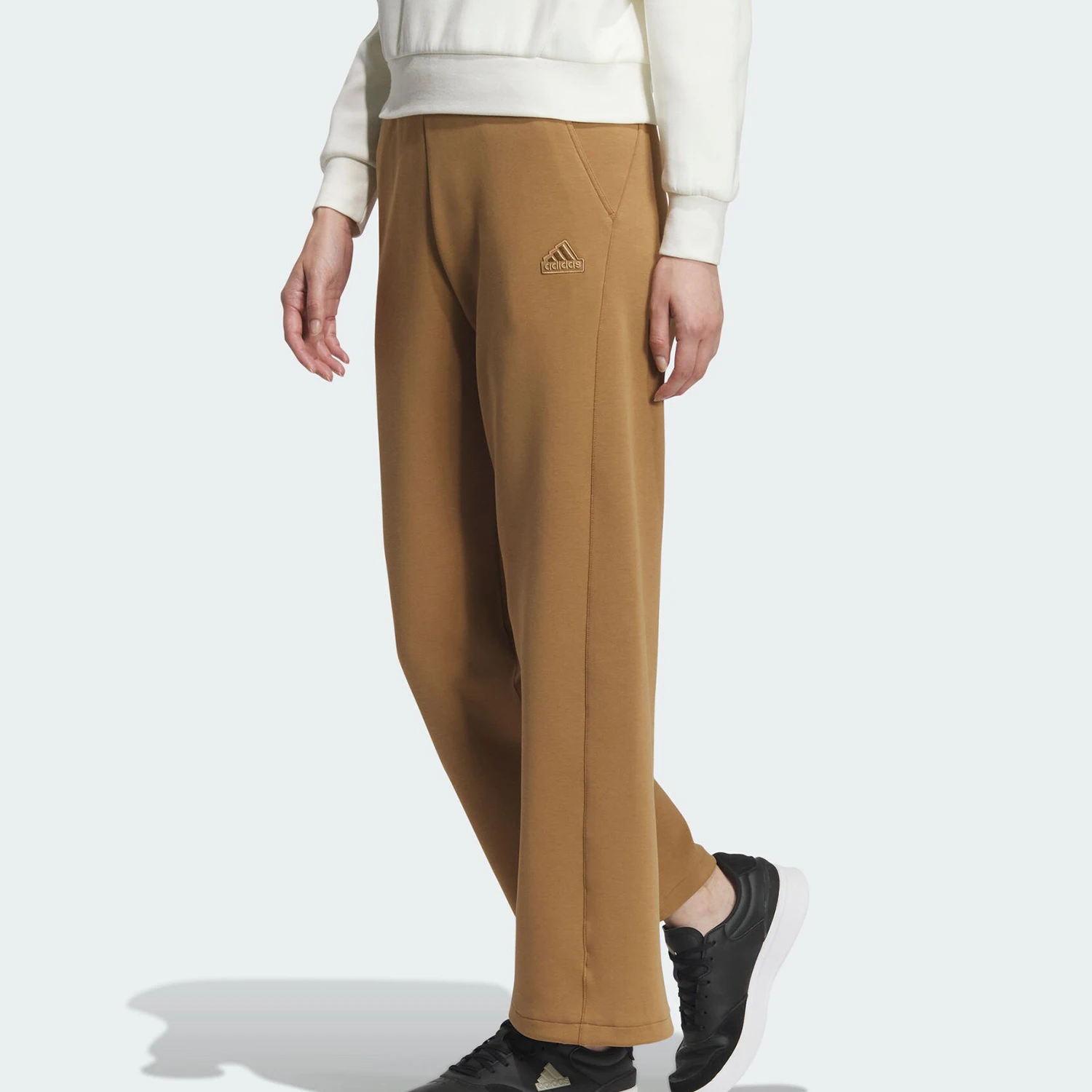 

Adidas genuine LOUNGE DK PNT Women's Loose Retro Long Pants JJ3557