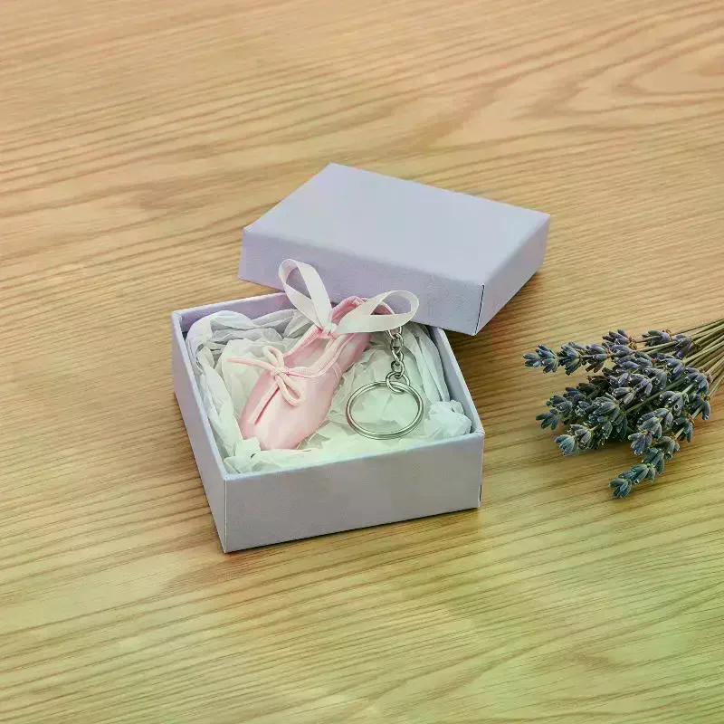 Ballet Shoes Keychain Cute Mini Handmade Pendant Aesthetic Bag Ornament Phone Charm for Dance Studio Souvenir Gift