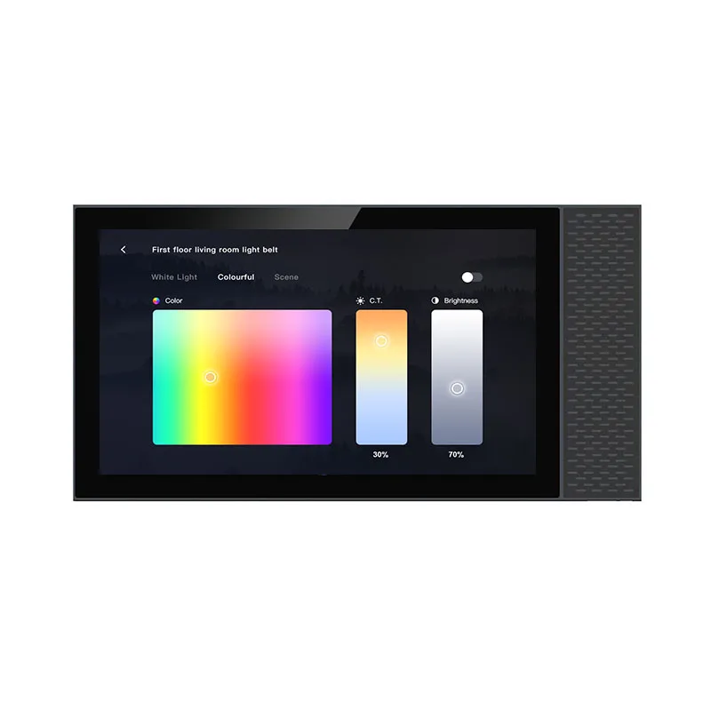 2024 7-Inch Android Smart Home Control Panel Multi-Function Zigbee Tuya Touch Screen Smart Panel Smart Home Kits Systems