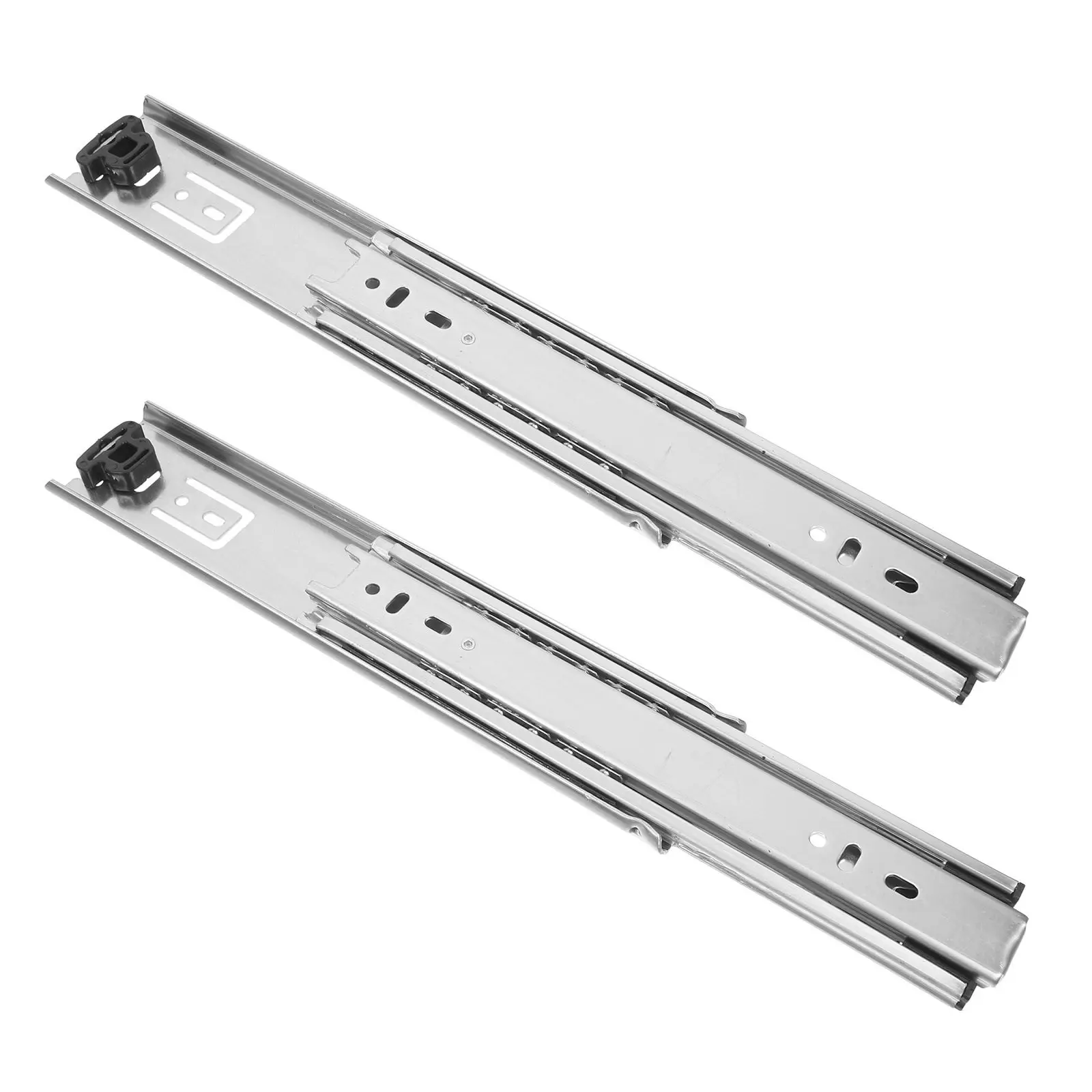 2Pcs Full Extension Ball Bearing Drawer Slides Stainless Steel Side Mount Soft Closing Heavy Duty Drawer Rails for Rv Tool Box