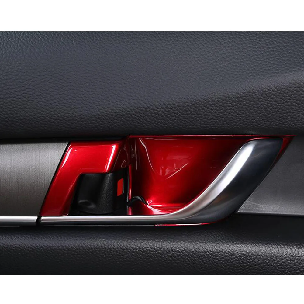 For Honda Accord 10th 2018 2019 2020 2021 2022 2023 Car Cover Stick Trim Armrest Door Handrail Handle Bowl Frame Lamp Part 4PCs