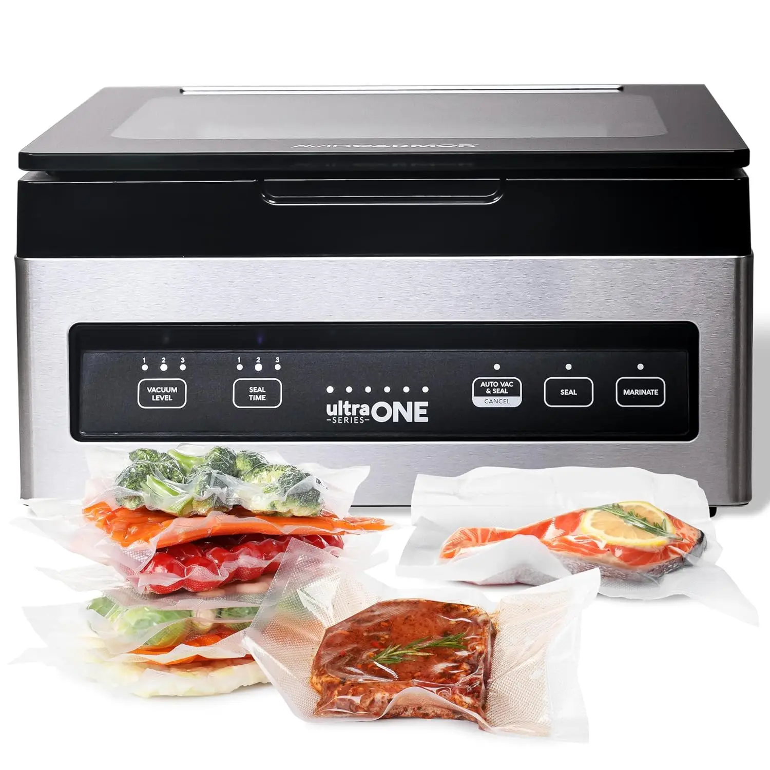 

Avid Armor - Chamber Vacuum Sealer Machine USV1 Ultra SeriesONE, Food Sealer for Wet Foods, Meat Sealers, Packing