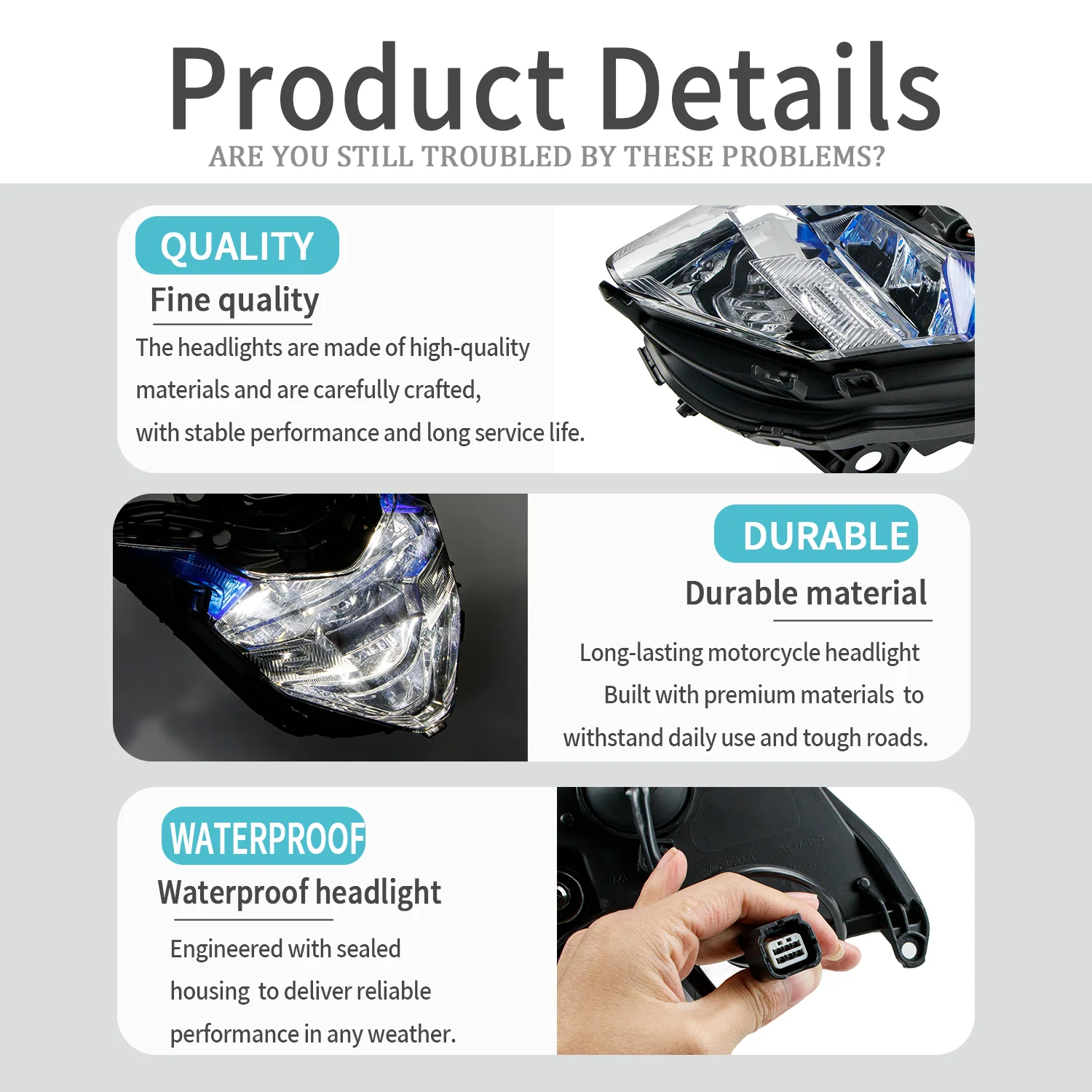 Motorcycle Headlamp Head Light Fit for 2016 - 2021 HONDA CB500F CB500X CB 500F 500X 2017 2018 2019 2020 Front Headlight Assembly - view 5