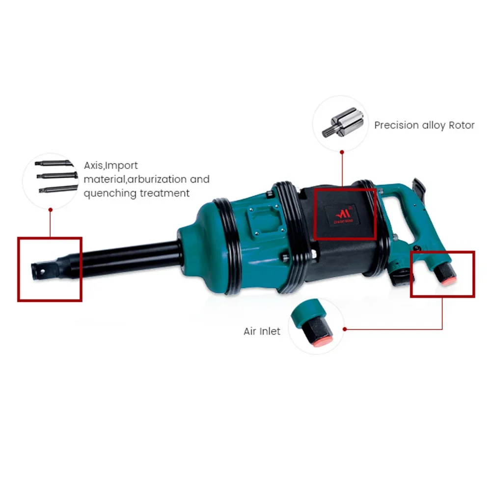 Heavy OEM 1Inch Pneumatic Air Impact Gun Air Tools in China