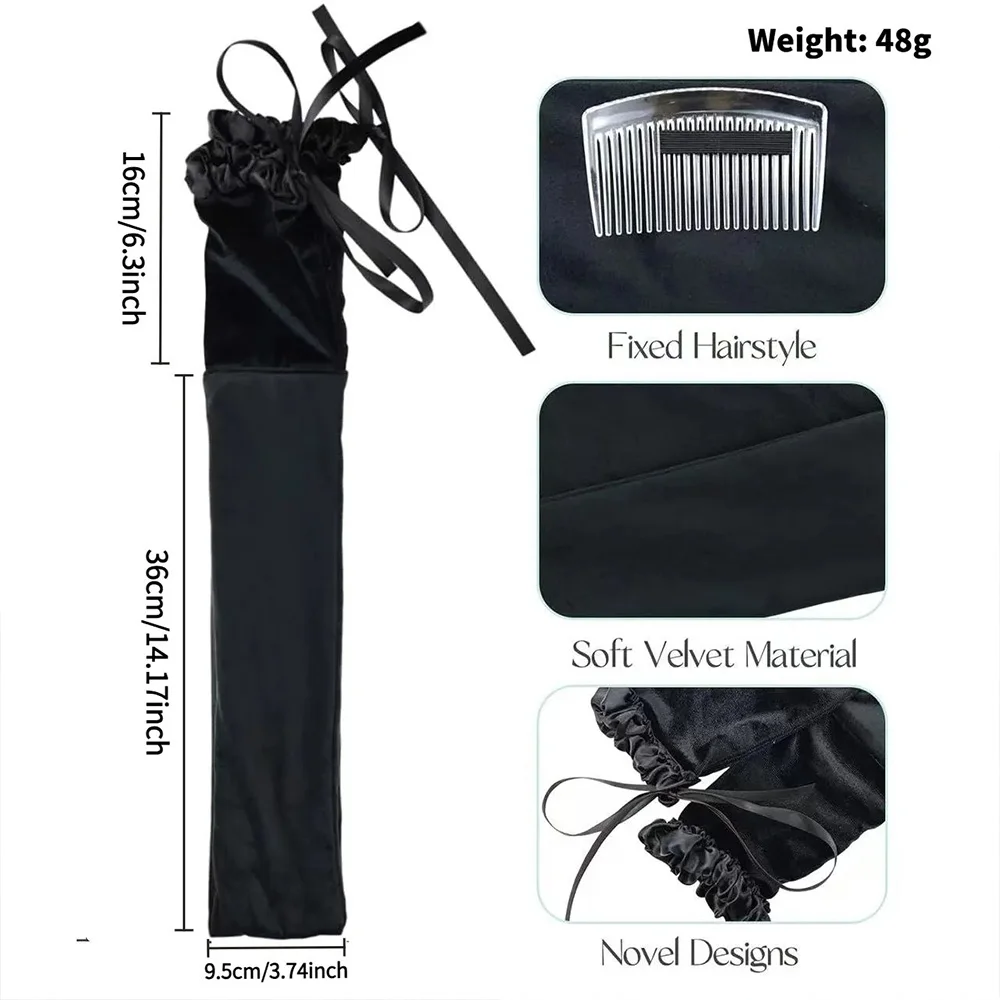 2026 New Heatless Hair Curler, No Heat Hair Curlers to Sleep in, Super Soft Velvet Curls for Long Hair, Daily Fast Styling Tools