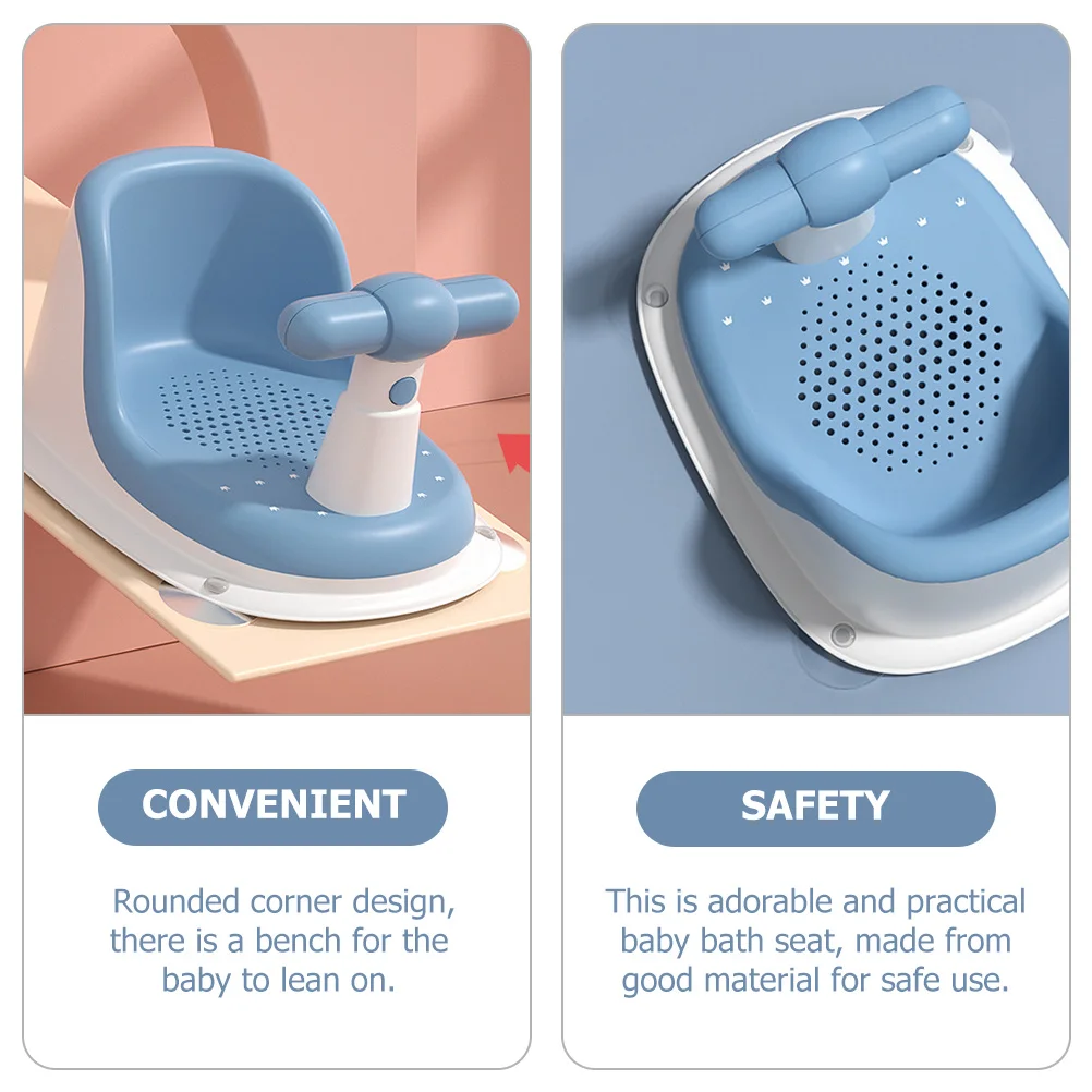 

Baby Bath Infant Bathtub Seat For Newborn Spacious Open-Side Design Comfortable Backrest Support Premium Pp Material Bathtub