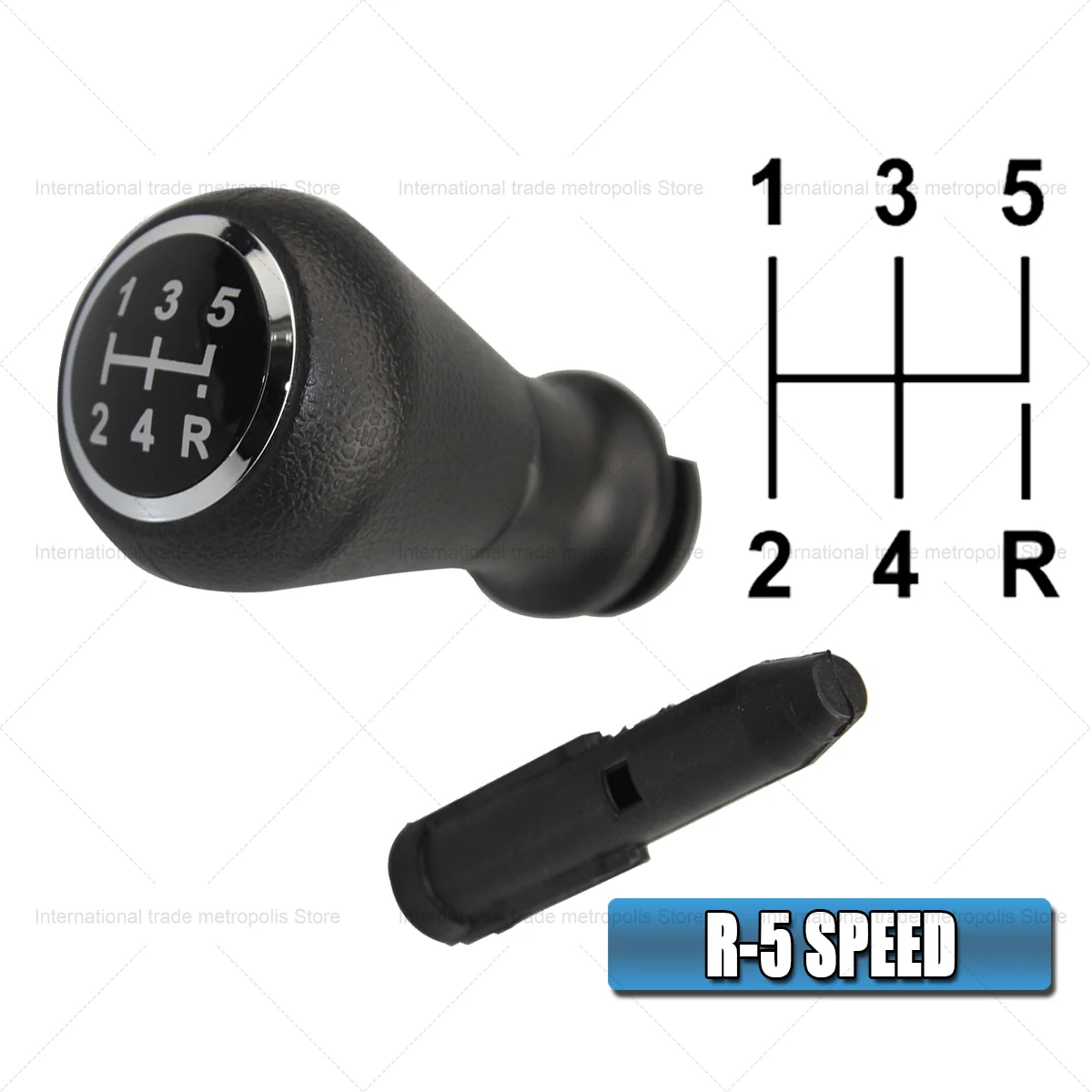 5 Speed Car Manual Gear Shift Knob Sleeve Adapter Lever For Peugeot 106 206 306 307 406 for Citroen C1 C2 C3 C4 Auto Accessories