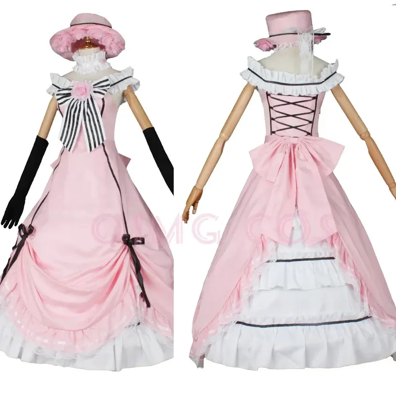 Black Butler Ciel Phantomhive Robin Dress Cosplay Costume Japanese Anime Carnival Party Uniform