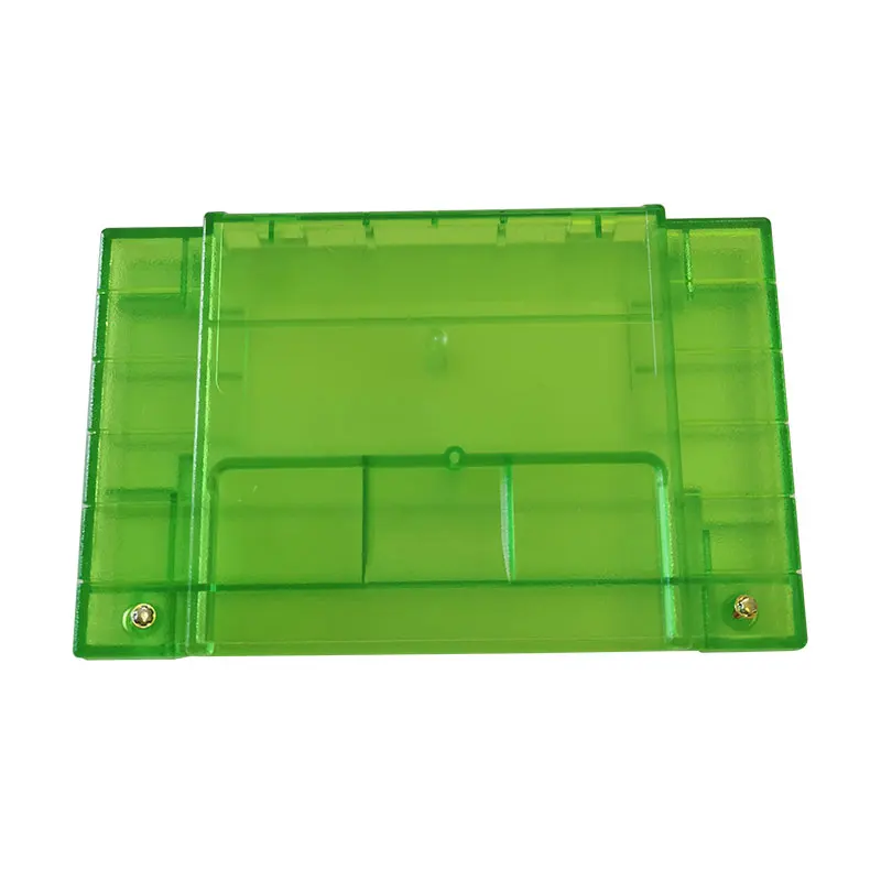 

10/PCS Game Card Cartridge US Version Replacement Shell Plastic Case Protectors Cover for SNES SFC Transparent green shell