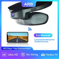 ARB 4K UHD OEM Style Dash Camera for Maserati Levante / Quattroporte / Ghibli / Grecale, Car DVR with WiFi APP & Night Vision