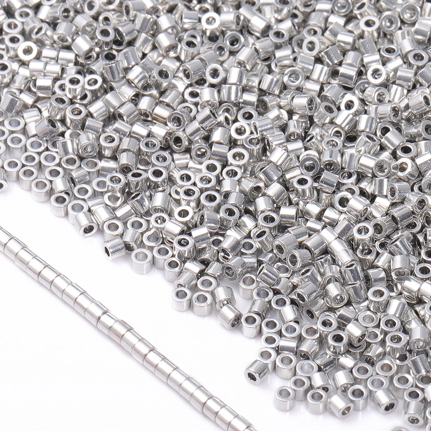 50 gr/beutel 1,6mm Top Generische Metallic Farbe Glas Perlen 11/0 Wasserdichte Lose Spacer Rocailles für Schmuck Machen DIY Nähen – Detail 5
