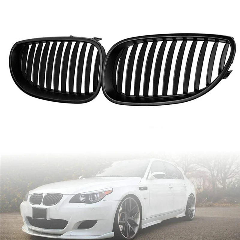 

BB-Car Front Kidney Racing Grille Single Line Modification Sport Grilles For BMW E60 E61 M5 Series 2003-2010
